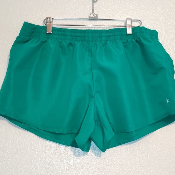 Danskin Now Pants - Danskin Now Shorts XL (16-18) Teal/Green